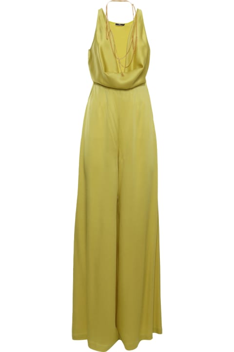 Elisabetta Franchi for Women Elisabetta Franchi Elegant Yellow Jumpsuit