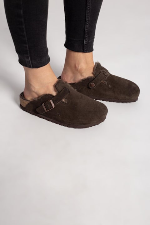 Birkenstock 
boston Vl
 Suede Slides