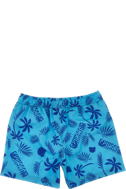 Moschino Swimwear for Boys Moschino All Over Print Swimsuit