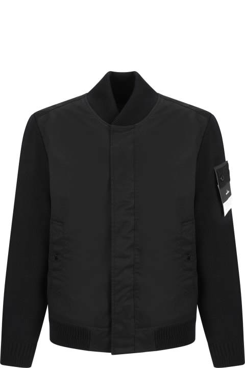 Stone Island Coats & Jackets for Men Stone Island 'performance Twill Wool' Bomber Jacket