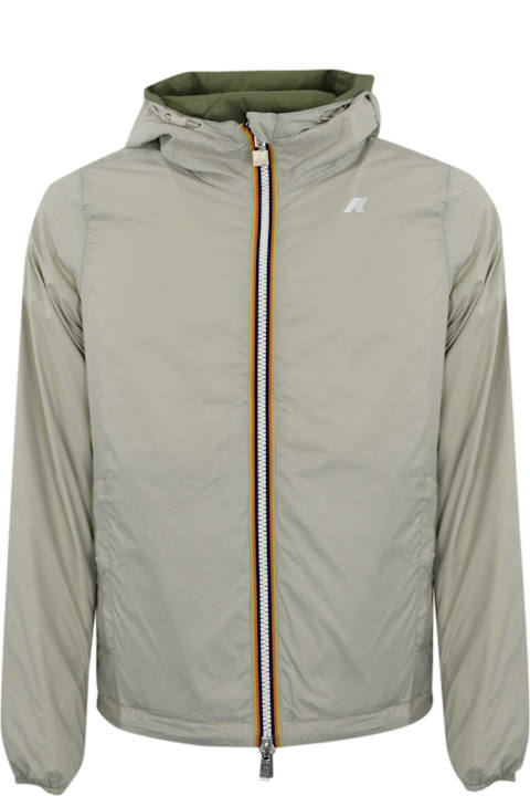 K-Way Clothing for Men K-Way Jake Plus.2 Reversible Jacket