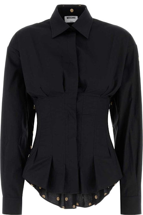 Homeware Moschino Black Poplin Shirt