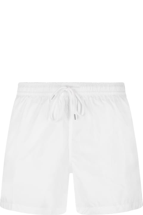 Swimwear for Men Fedeli White Swim Shorts