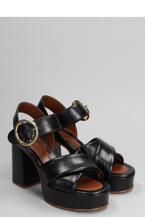 See by Chloé for Women See by Chloé Lyna Sandals In Black Leather