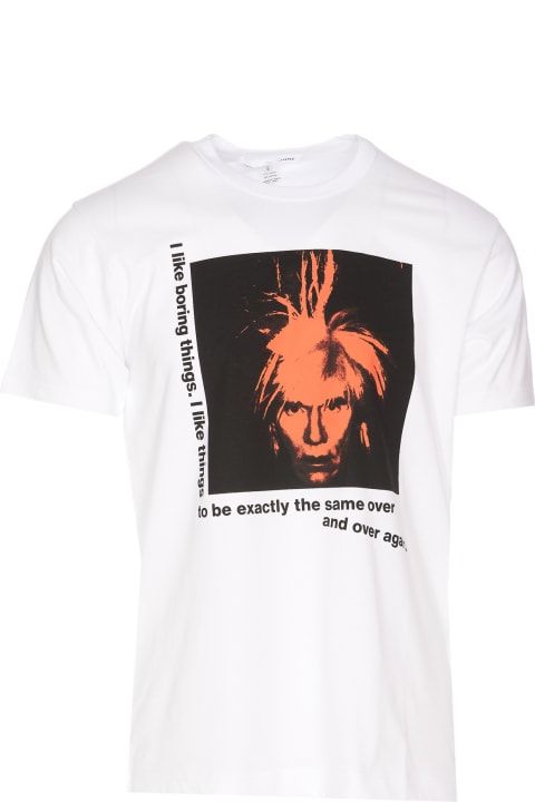 メンズ トップス Comme des Garçons Andy Warhol Print T-shirt
