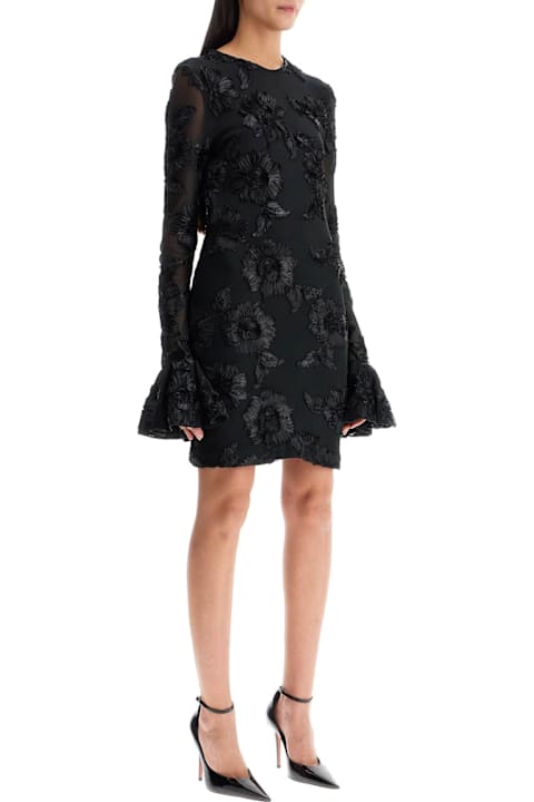 Rotate by Birger Christensen Dresses for Women Rotate by Birger Christensen Flower Mesh Mini Dress
