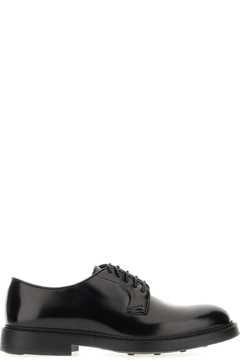 Fashion for Men Doucal's Black Leather Lace-up Shoes