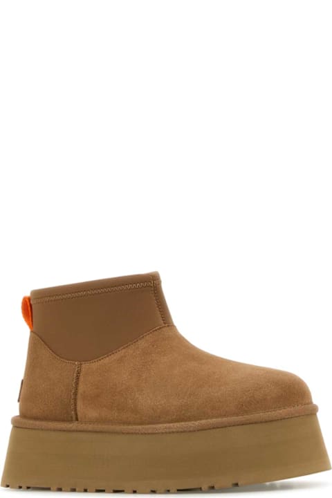 Homeware UGG Camel Suede Mini Dipper Ankle Boots