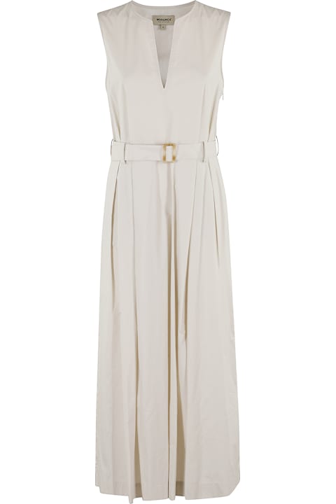 Woolrich Dresses for Women Woolrich Belt Detailed Sleeveless Dress