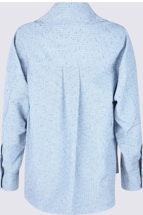 Bottega Veneta for Women Bottega Veneta Light Blue Cotton Shirt