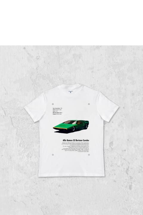 Larusmiani Topwear for Men Larusmiani The Automotive Gallery - 01. Alfa Romeo Carabo T-Shirt
