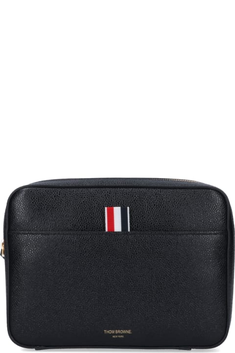 Homeware Thom Browne Logo Zip pouch