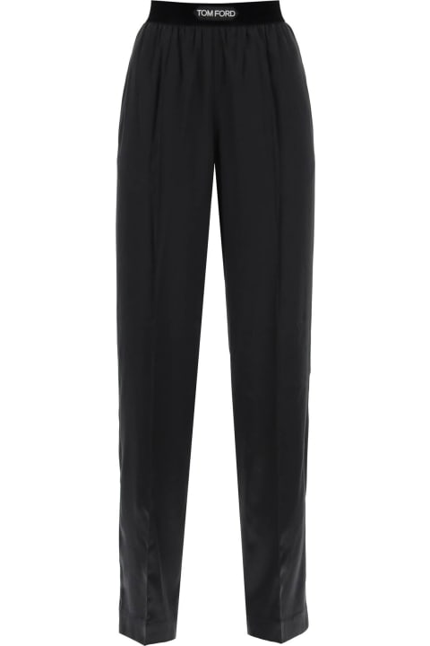 Fashion for Women Tom Ford Palazzo Pants In Silk Satin