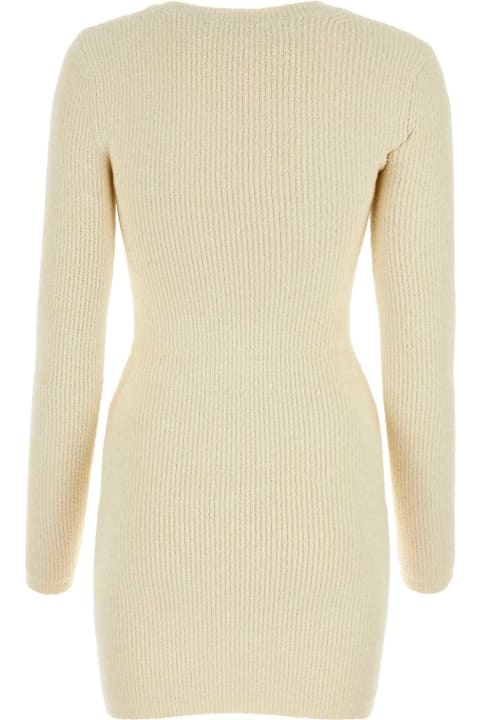 T by Alexander Wang Sweaters for Women T by Alexander Wang Ivory Stretch Cotton Blend Mini Dress