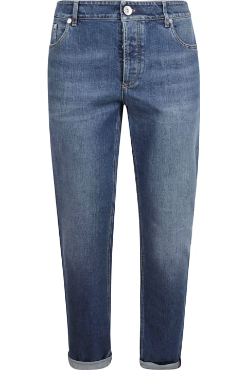 Jeans for Men Brunello Cucinelli Straight Leg Classic 5 Pockets Jeans