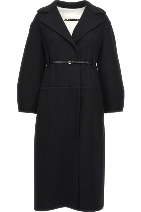 Jil Sander Coats & Jackets for Women Jil Sander Long Wool Coat