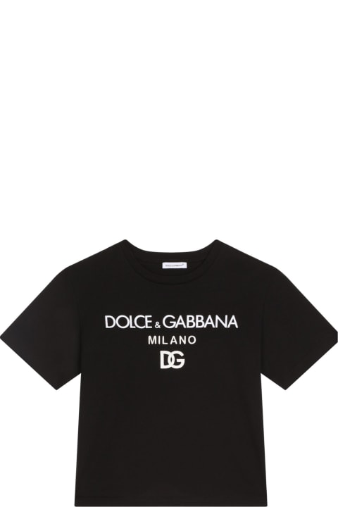 ガールズ Dolce & GabbanaのTシャツ＆ポロシャツ Dolce & Gabbana T Shirt Manica Corta