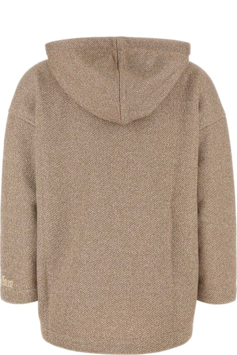 Fleeces & Tracksuits for Women Max Mara Biscuit Cotton Blend Rally Sweatshirt