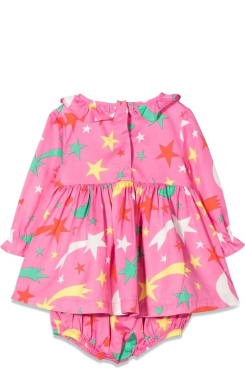 Stella McCartney Kids Stella McCartney Kids Moon Long Sleeve Dress With Coulottes