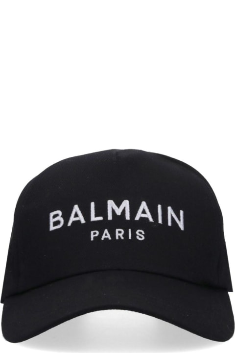 Balmain Hats for Men Balmain Logo Baseball Cap