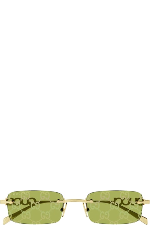 Gucci Eyewear for Kids Gucci Eyewear Gg1808s-002gold-gold-green