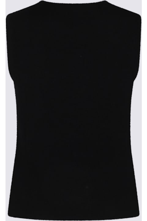 سترات لـ السيدات Max Mara Black Wool Knitwear