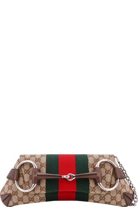 Sale for Women Gucci Horsebit Chain Shoulder Bag