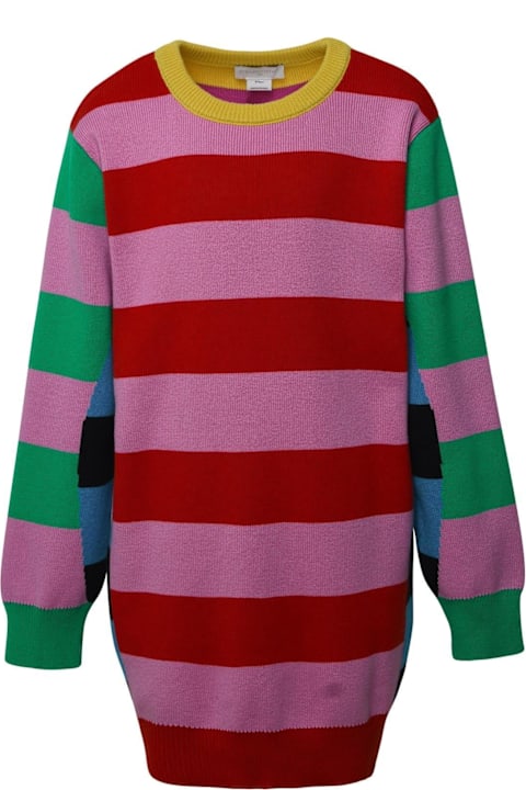 Stella McCartney Kids Jumpsuits for Boys Stella McCartney Kids Striped Crewneck Knitted Dress