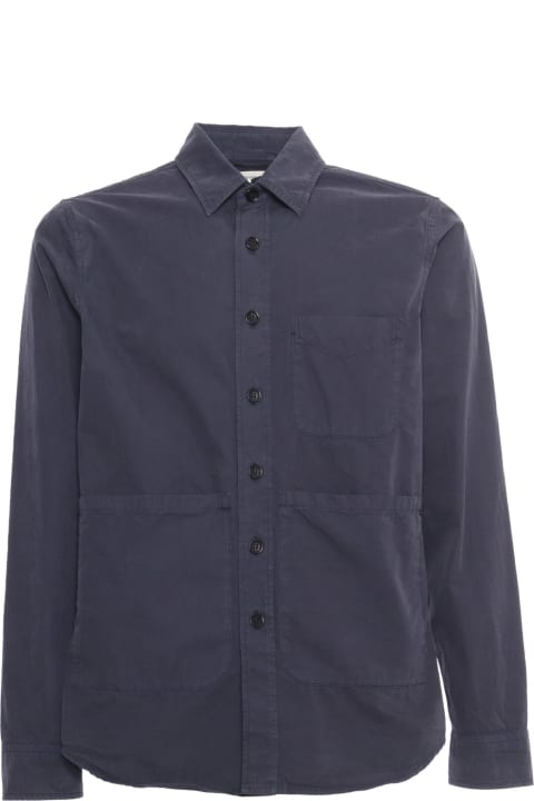 Fashion for Men Aspesi Blue Shirt With Pocket