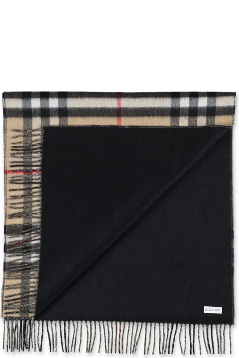 Scarves for Men Burberry London Reversible Check Scarf