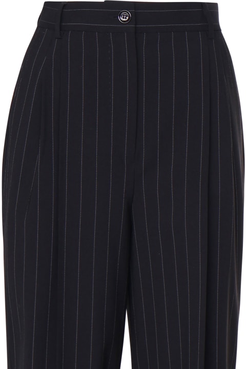 Homeware Dolce & Gabbana Flared Pinstriped Pants