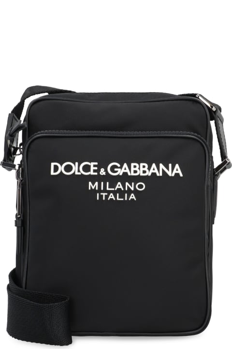 メンズ ショルダーバッグ Dolce & Gabbana Nylon Messenger Bag