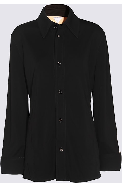 Bottega Veneta Topwear for Women Bottega Veneta Black Viscose Shirt