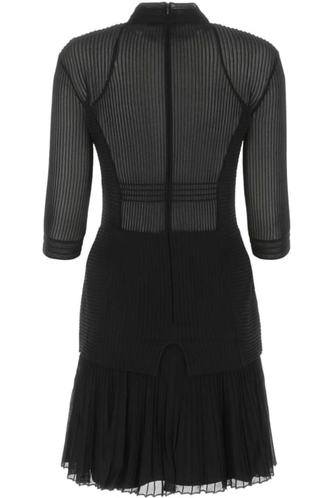 ウィメンズのセール Givenchy Black Stretch Viscose Blend Mini Dress