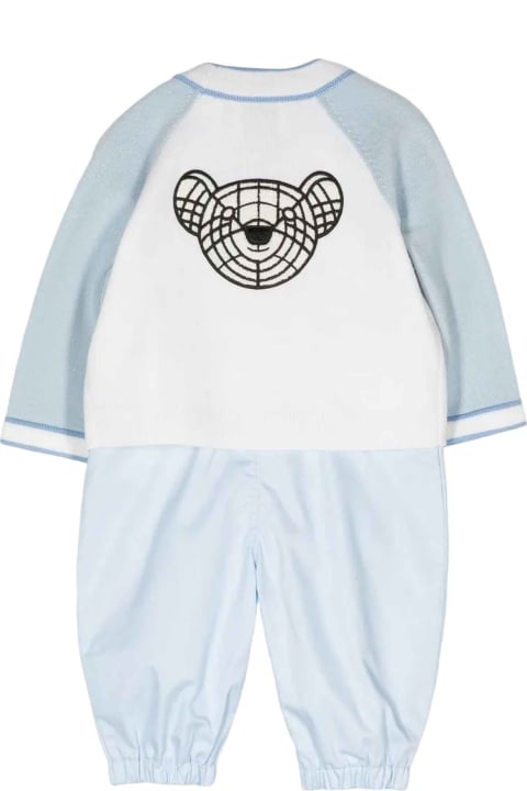 Burberry Bodysuits & Sets for Baby Boys Burberry Blue Set Baby Boy