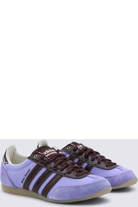 Adidas Originals by Wales Bonner Lilac And Brown Wb Japan Sneakers