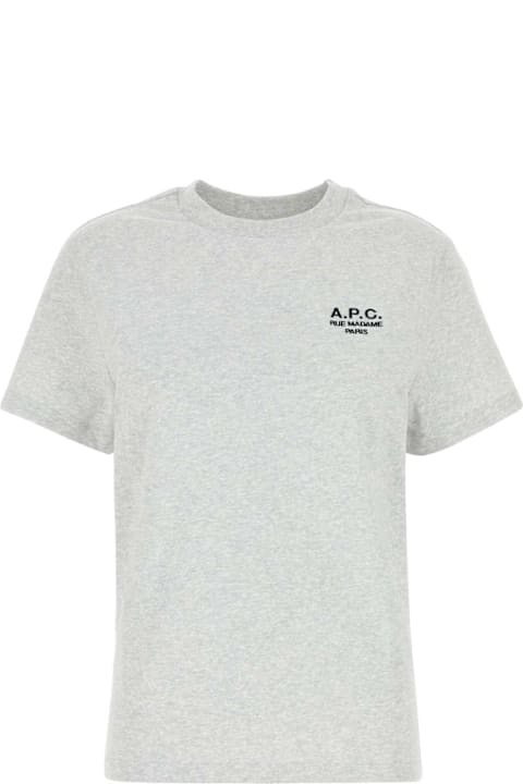 أدوات منزلية A.P.C. Light Grey Cotton T-shirt