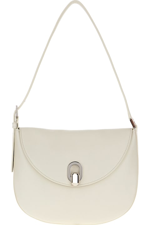 Savette Bags for Women Savette Chalk Leather Brooklyn Shoulder Bag