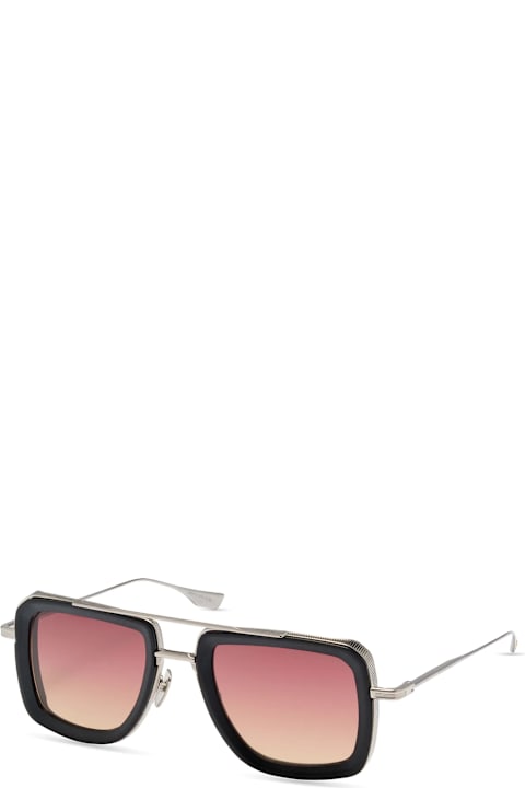 Dita Eyewear for Women Dita Dubsignal - Raw Titanium / Matte Black Sunglasses