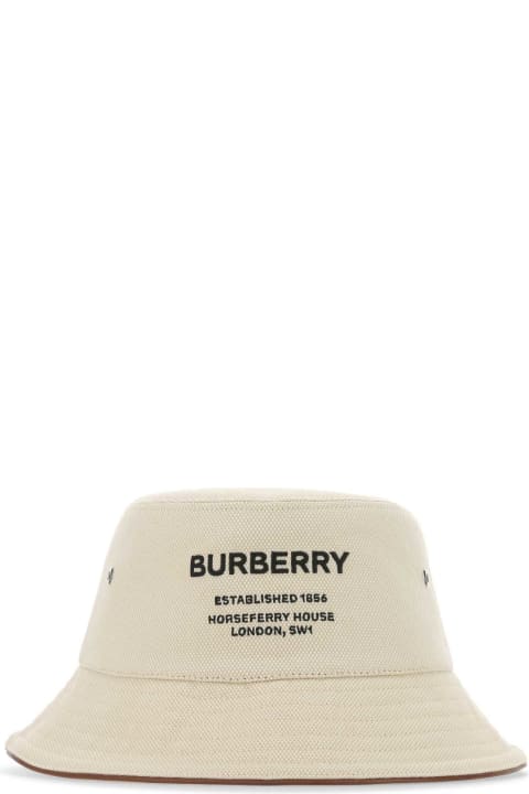Burberry Hair Accessories for Women Burberry Sand Cotton Hat