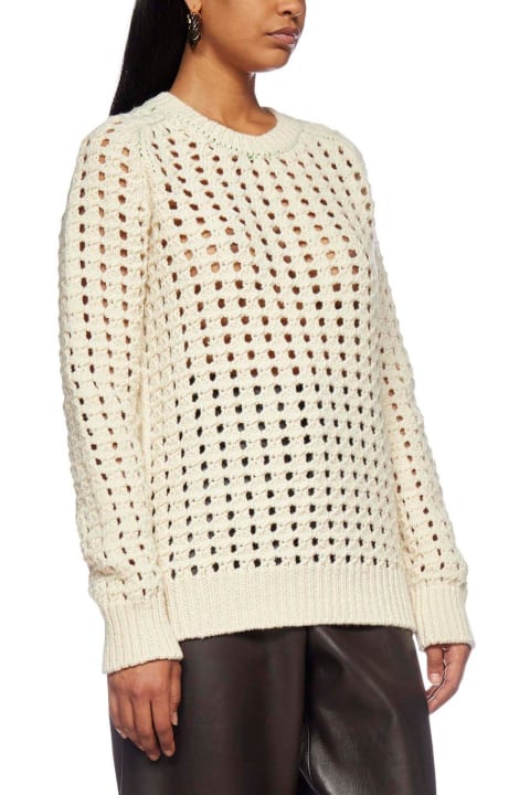 Homeware Bottega Veneta Openknitted Crewneck Jumper