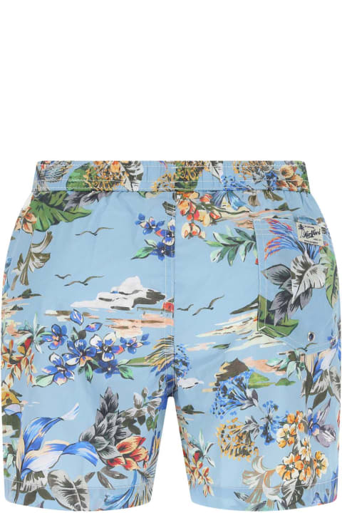 Hartford Swimwear for Men Hartford Printed Polyester Swimming Shorts