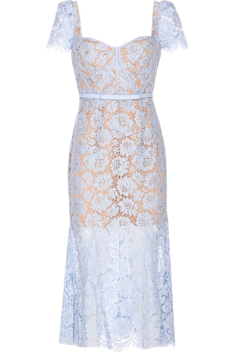 self-portrait for Women self-portrait Midi Lace Dress