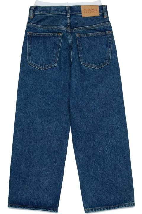 Maison Margiela Bottoms for Girls Maison Margiela Maison Margiela Jeans Blue