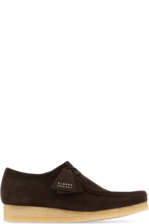 Clarks Loafers & Boat Shoes for Men Clarks Chocolate Suede Wallabee Ankle Boots