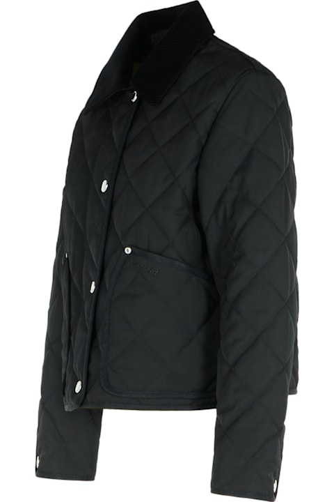 Coats & Jackets for Women Burberry 'landford' Black Polyester Down Jacket