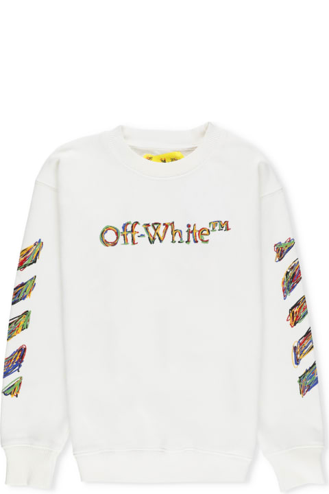 Topwear for Boys Off-White Sweatshirt With Logo