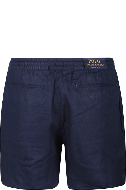 Ralph Lauren Pants for Men Ralph Lauren Logo Detail Elastic Drawstring Waist Shorts