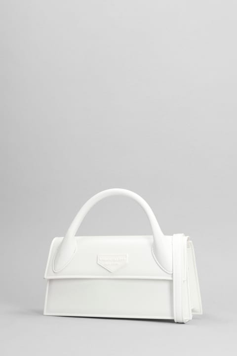 Totes for Women Marc Ellis Flat Arrow Hand Bag In White Faux Leather