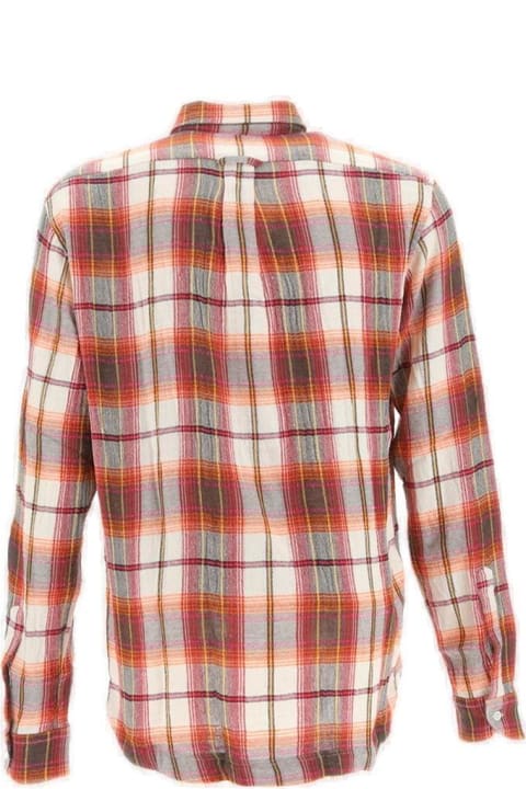 Barena Clothing for Men Barena Long-sleeved Checked Shirt
